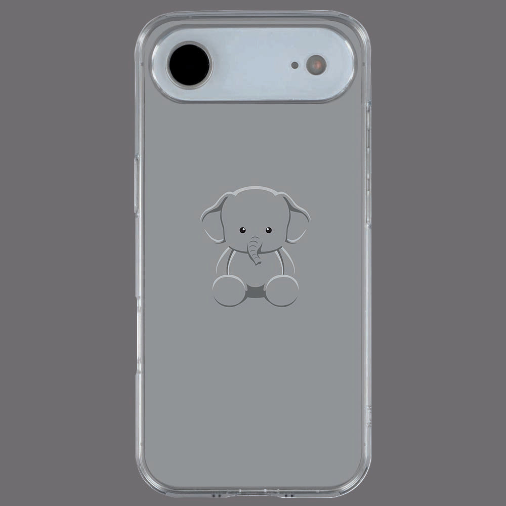 Achterkant van iPhone Air TPU hoesje Baby Olifant