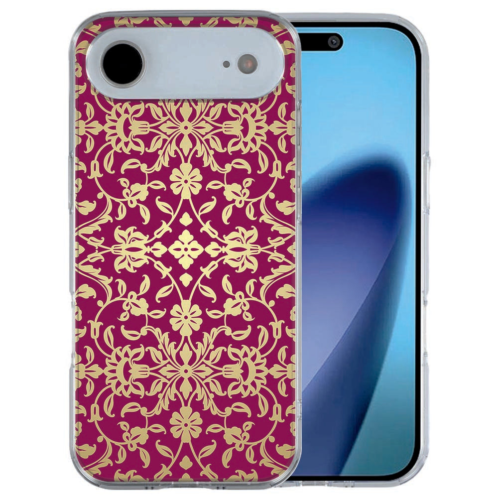 Apple iPhone Air back cover Barok Pink in zachtroze met goud