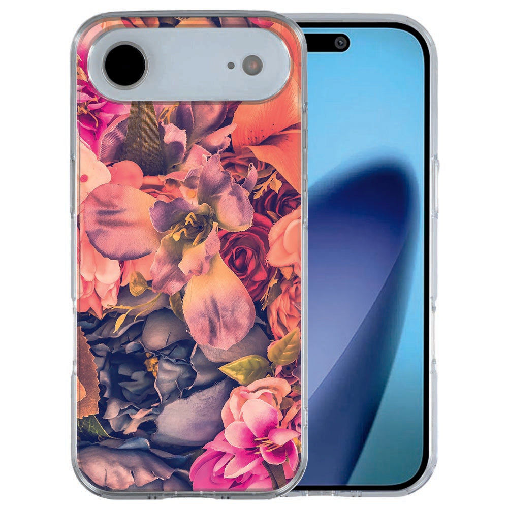 Apple iPhone Air back cover Bosje Bloemen in roze, paars en groen