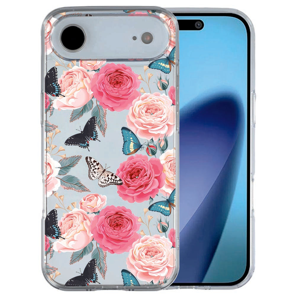 Butterfly Roses hoesje voor iPhone Air met soft-touch TPU afwerking