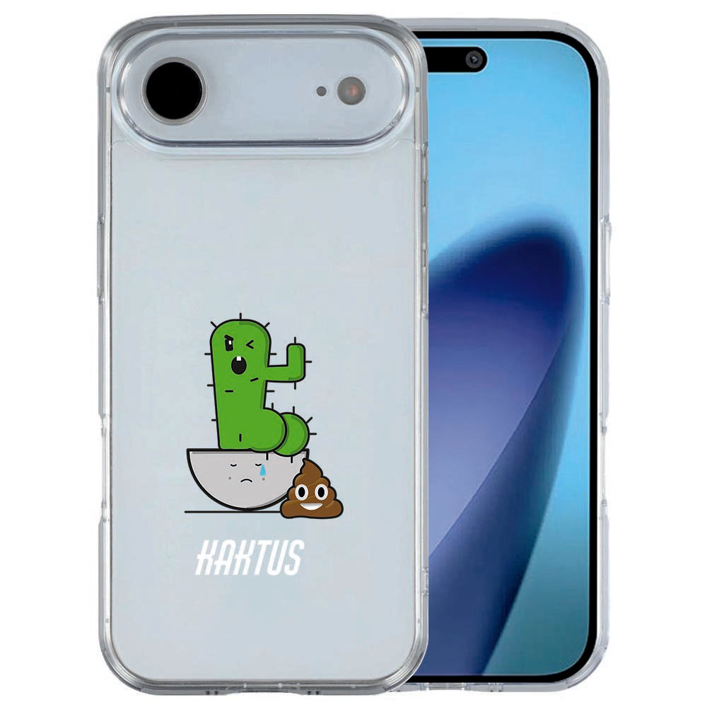 Apple iPhone Air back cover Cactus Poo in kleurrijk op transparant