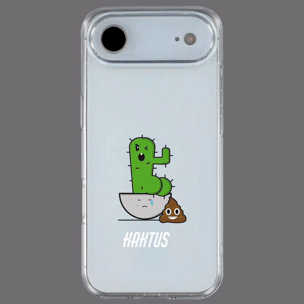 Achterkant van iPhone Air TPU hoesje Cactus Poo