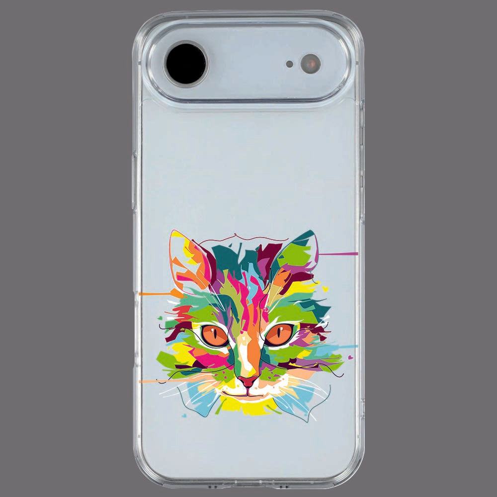 Achterkant van iPhone Air TPU hoesje Cat Color