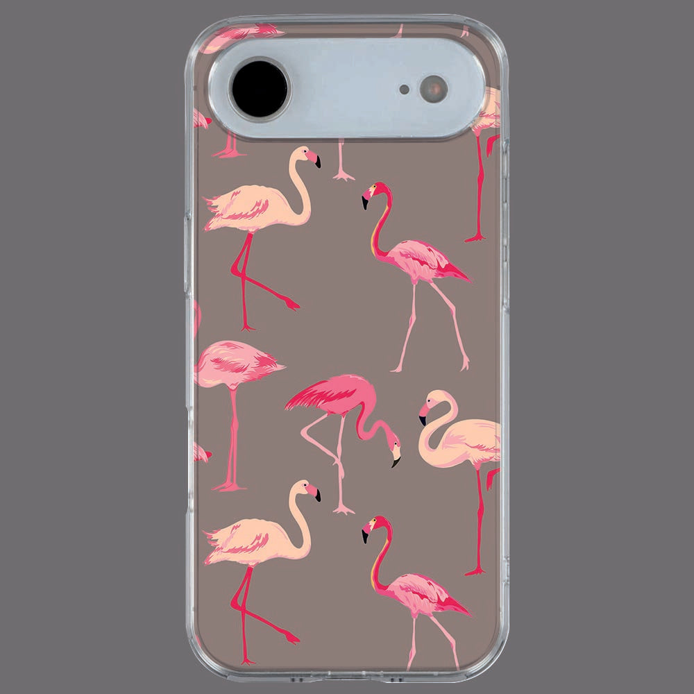 Achterkant van iPhone Air TPU hoesje Flamingo