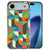 Apple iPhone Air back cover Funky Retro in warm oranje, geel en bruin