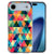 Apple iPhone Air back cover Geruit in meerkleurige ruiten