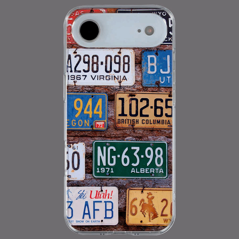 Achterkant van iPhone Air TPU hoesje Kentekenplaten