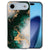 Apple iPhone Air back cover Marmer Groen in smaragdgroen met wit