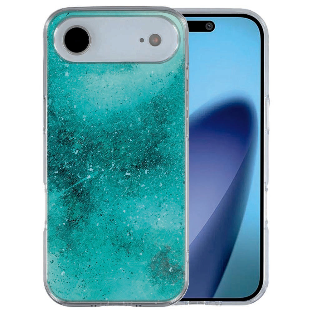 iPhone Air siliconen hoesje Painting Blue - blauwtinten
