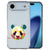 iPhone Air siliconen hoesje Panda Color - zwart, wit en kleurrijke accenten