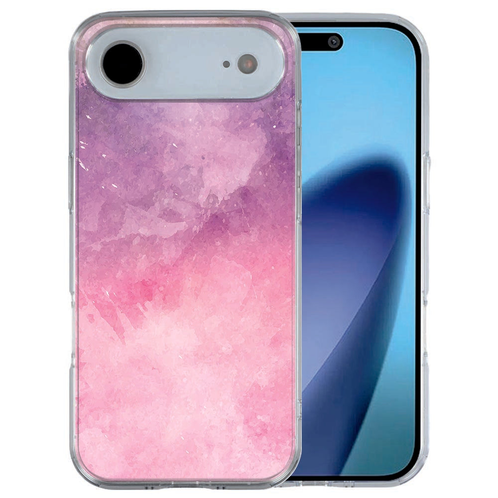 iPhone Air siliconen hoesje Pink Purple Paint - paars en rosé