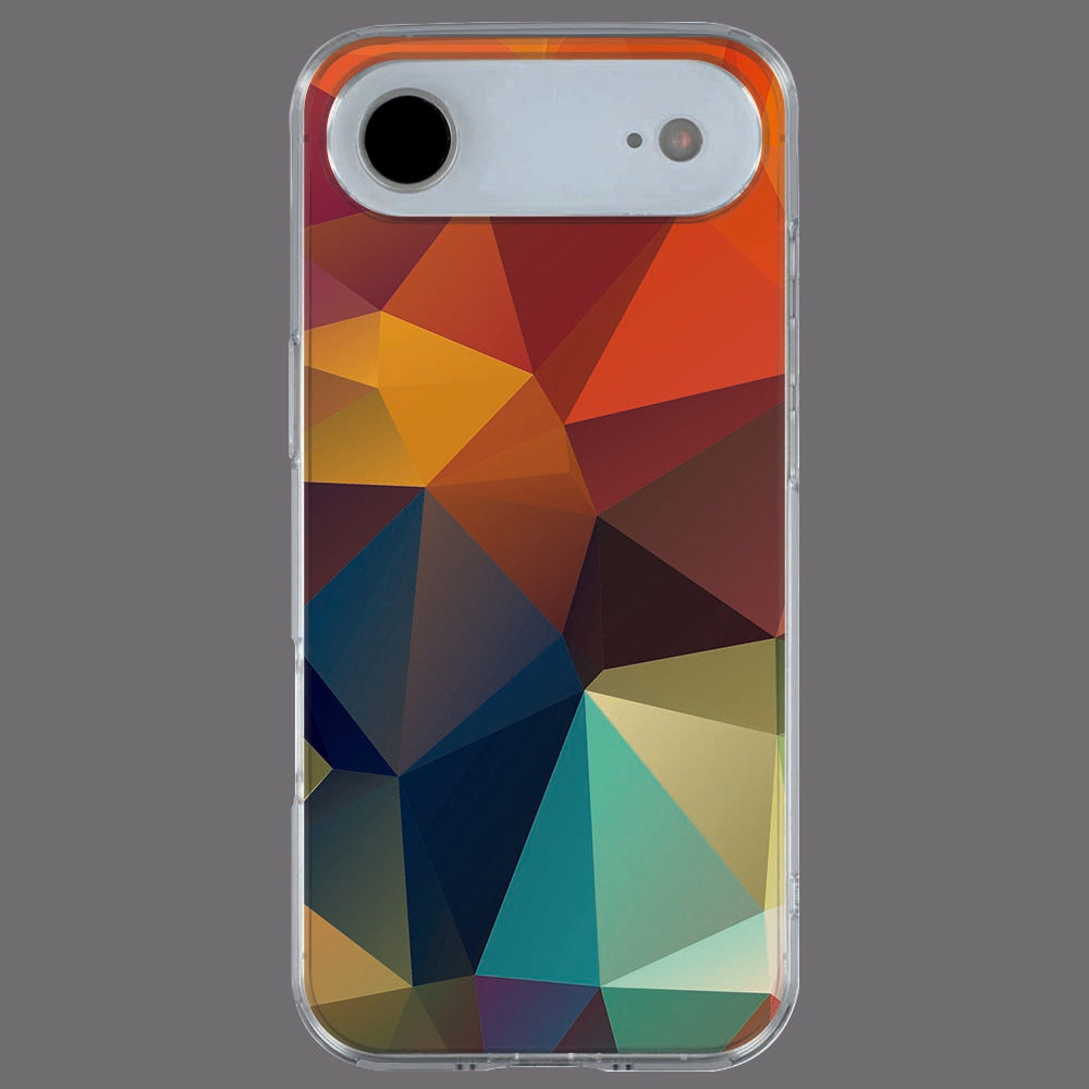 Achterkant van iPhone Air TPU hoesje Polygon Color