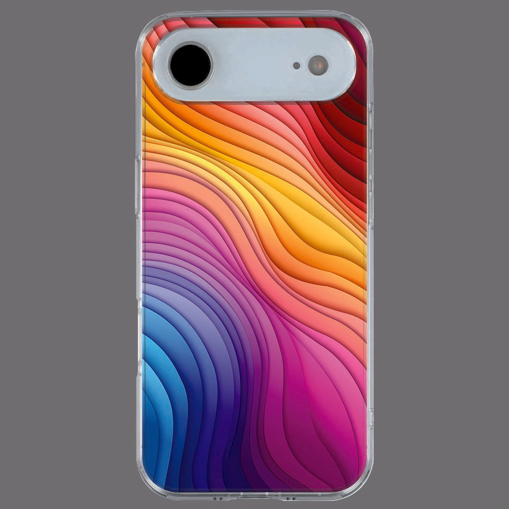 Achterkant van iPhone Air TPU hoesje Regenboog