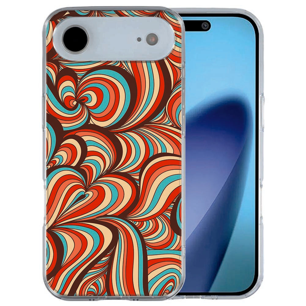 iPhone Air siliconen hoesje Retro - meerkleurig retro