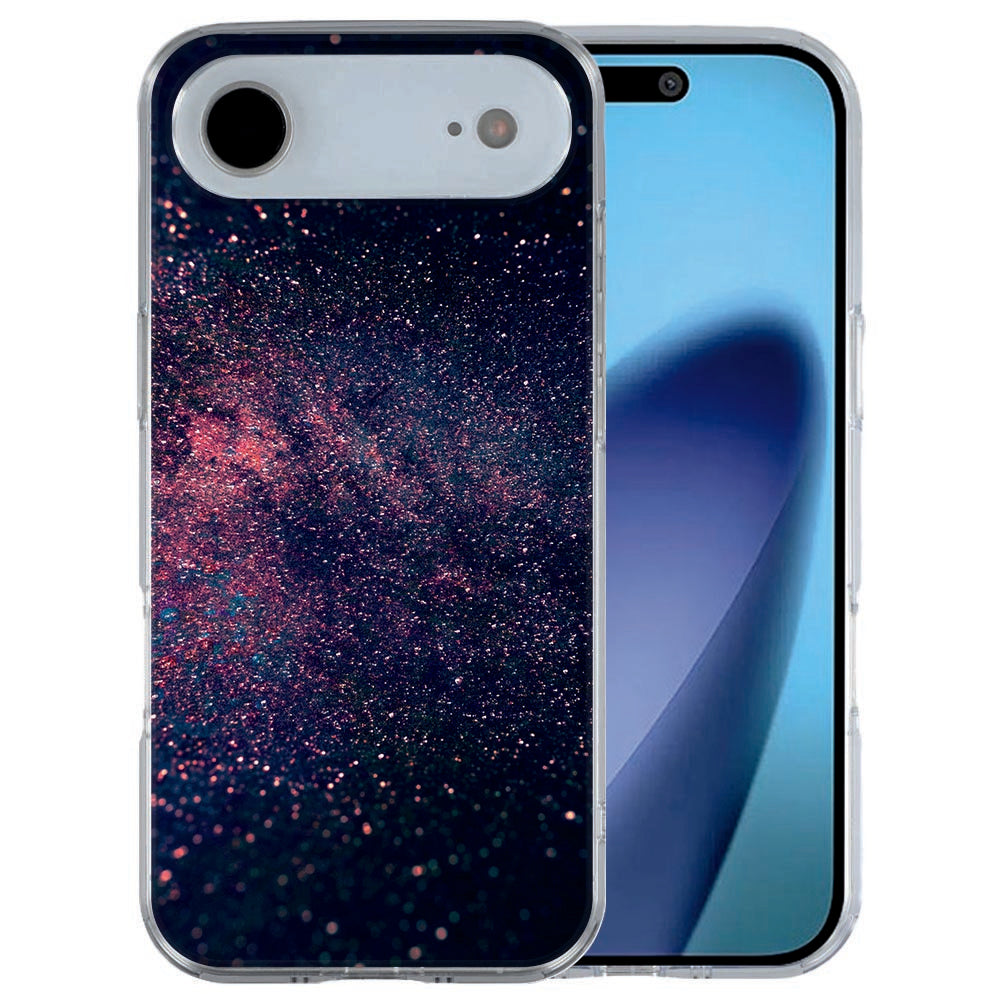 Apple iPhone Air back cover Stars in paars en zwart