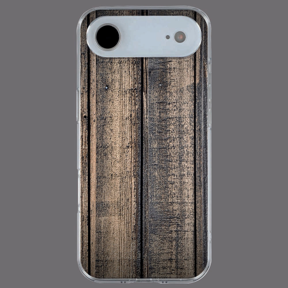 Achterkant van iPhone Air TPU hoesje Steigerhout