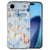 iPhone Air TPU hoesje met Vlinder design op blauw, wit en bruin achterkant