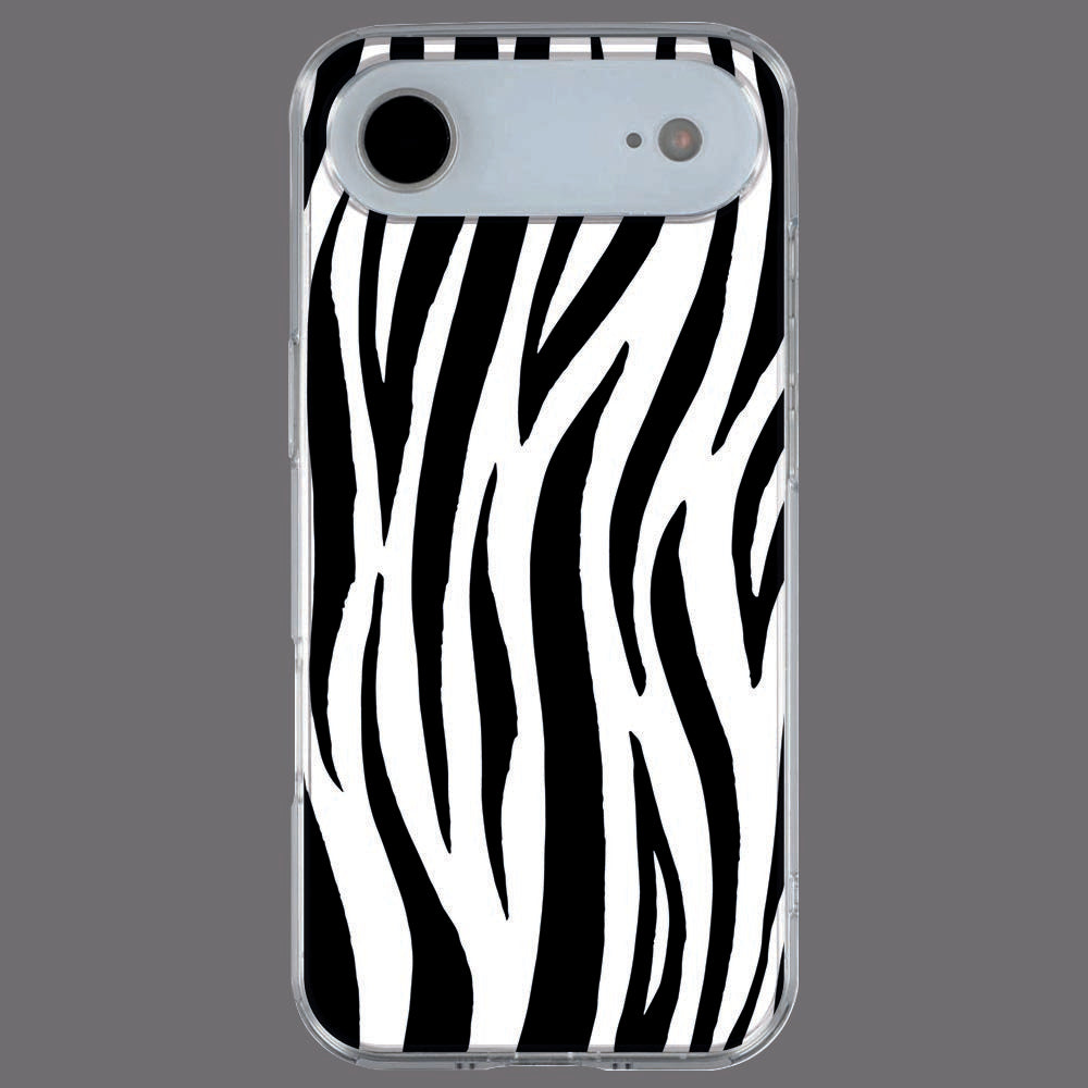 Achterkant van iPhone Air TPU hoesje Zebra