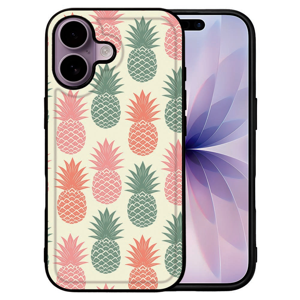 Apple iPhone 17 Backcover Hoesje Ananas design aanzicht