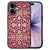 Apple iPhone 17 Back Cover Barok Pink hoesje barok design achteraanzicht