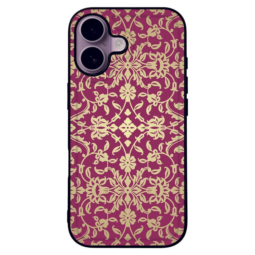 Apple iPhone 17 Back Cover Barok Pink design hennep detail