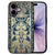 Apple iPhone 17 Beschermhoes Beige Flowers Design voorkant
