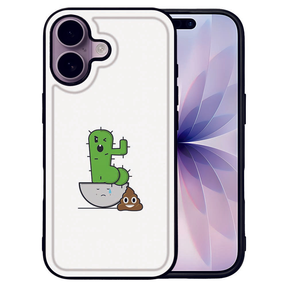 Apple iPhone 17 Telefoonhoesje Cactus Poo cactus ontwerp voorkant