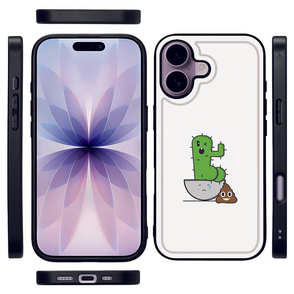 Apple iPhone 17 Telefoonhoesje Cactus Poo telefoonhoesje design cactus aanzicht