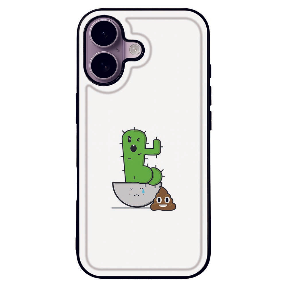 Apple iPhone 17 Telefoonhoesje Cactus Poo cactus ontwerp voorkant