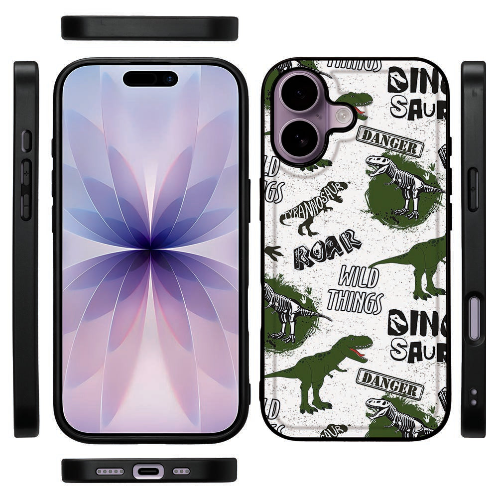 TPU Hoesje Apple iPhone 17 Dinosaurus design dinosaurus aanzicht