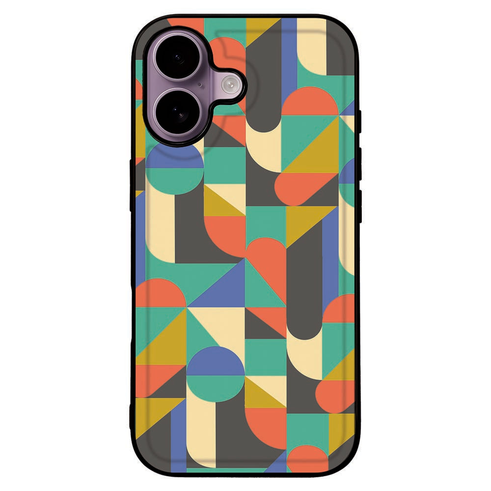 Apple iPhone 17 hoesje Funky Retro design kleurrijk abstract