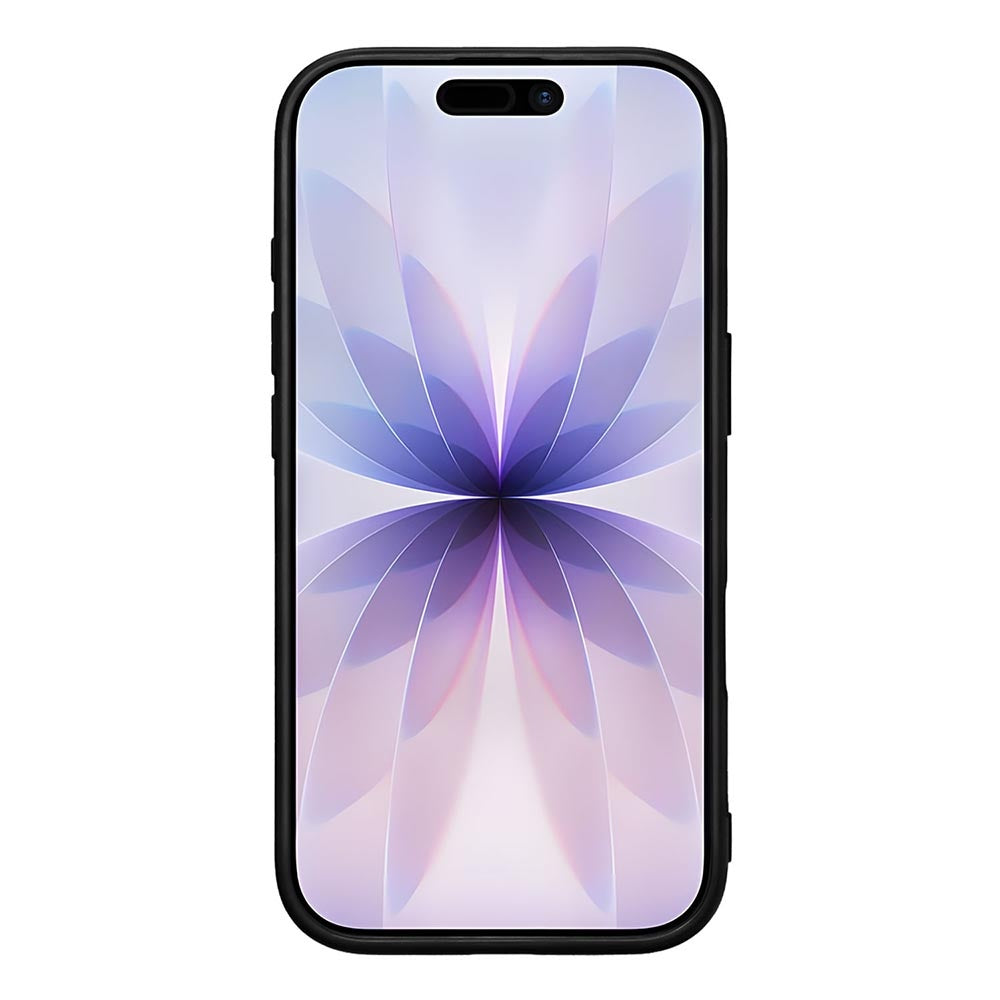 Apple iPhone 17 Back Cover Geruit Rood back cover design flower purple