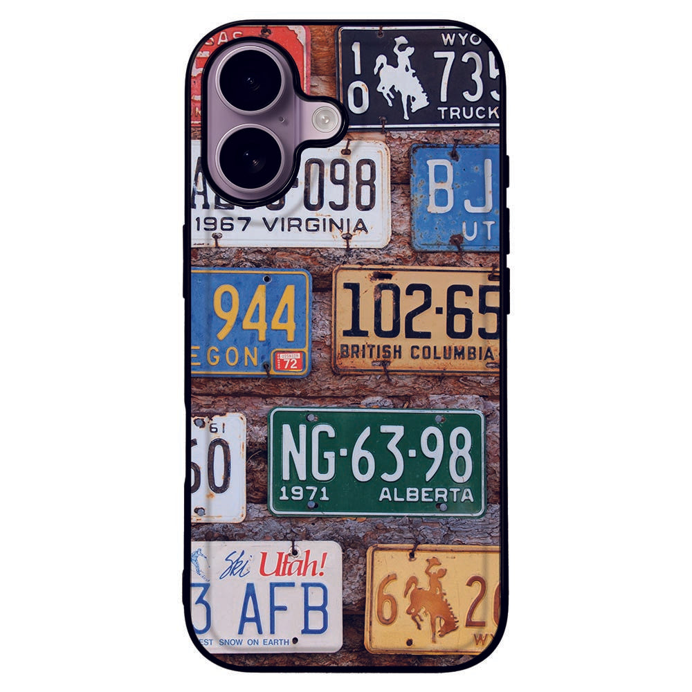 Back Cover Apple iPhone 17 Kentekenplaten kentekenplaten design voorkant