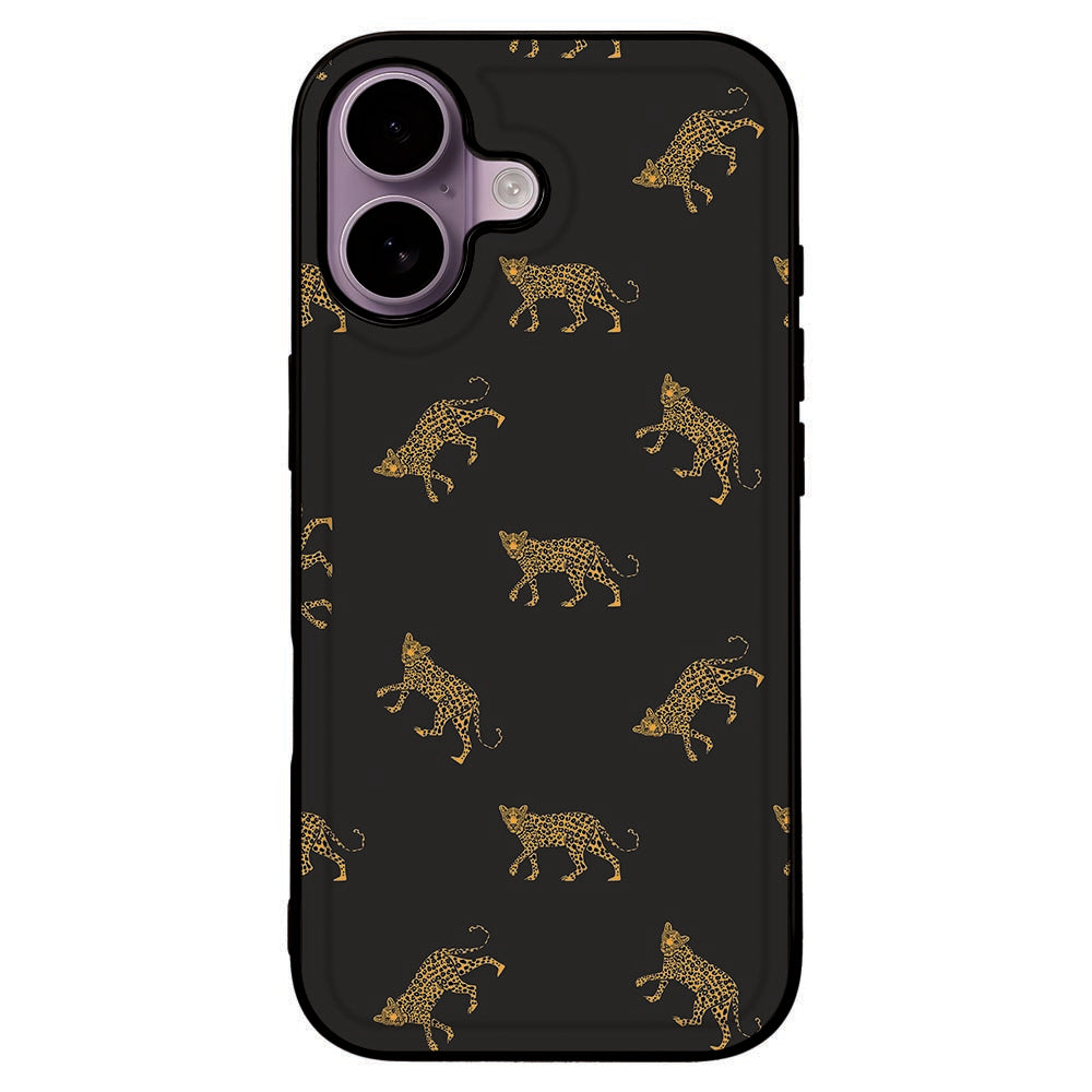 Backcover Hoesje Apple iPhone 17 Leopards leoparden design achterkant