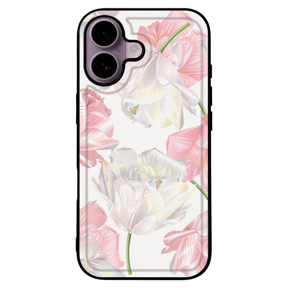 Apple iPhone 17 TPU Hoesje Lovely Flowers vooraanzicht