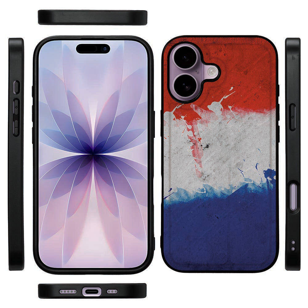 TPU Hoesje Apple iPhone 17 Nederland design vlag aanzicht