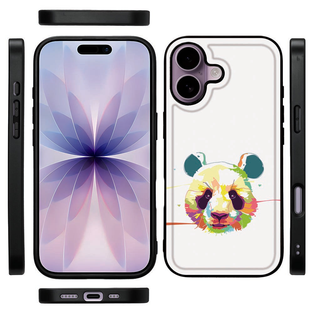 Apple iPhone 17 Backcover Hoesje Panda Color voorkant achterkant zijkanten
