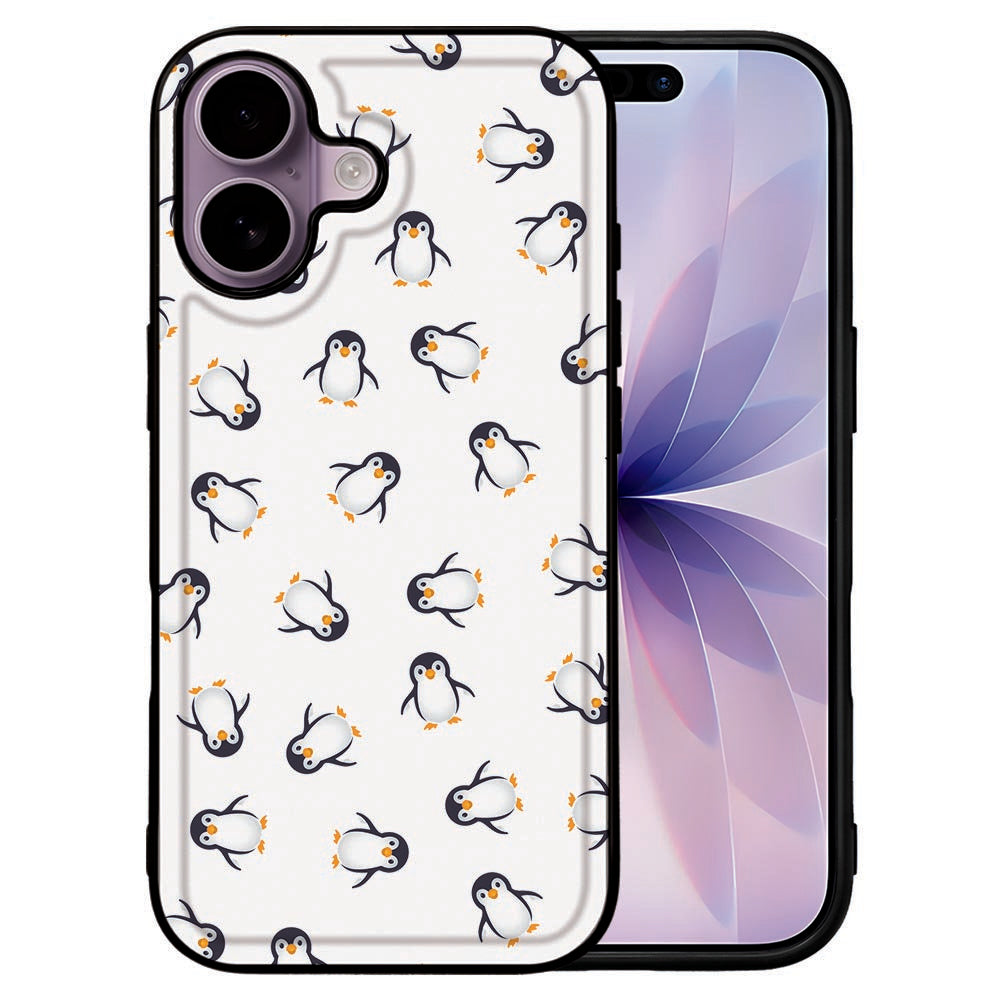 TPU Hoesje Apple iPhone 17 Pinguïn pinguïn patroon voorkant