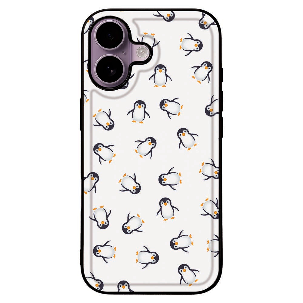 TPU Hoesje Apple iPhone 17 Pinguïn pinguïn patroon achterkant