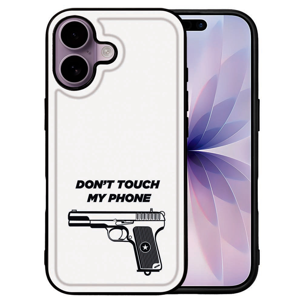 TPU Hoesje iPhone 17 Pistol DTMP pistol ontwerp voorkant
