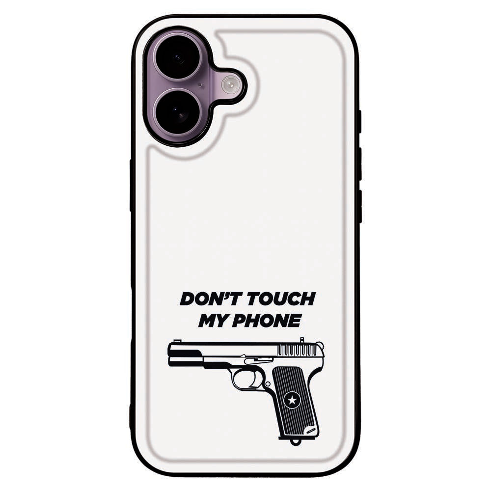 TPU Hoesje iPhone 17 Pistol DTMP pistool ontwerp voorkant