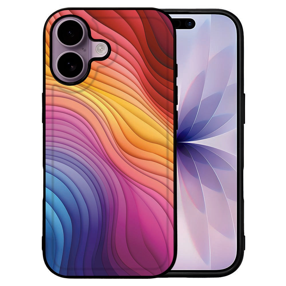 Apple iPhone 17 TPU Hoesje iPhone 17 Regenboog voorkant
