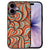 Apple iPhone 17 Backcover Hoesje Retro design met kleurrijk patroon aanzicht