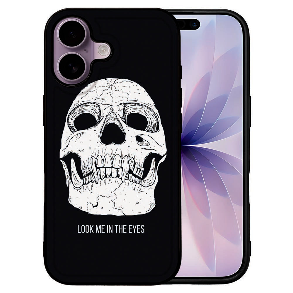 Apple iPhone 17 Back Cover Skull Eyes voorzijde