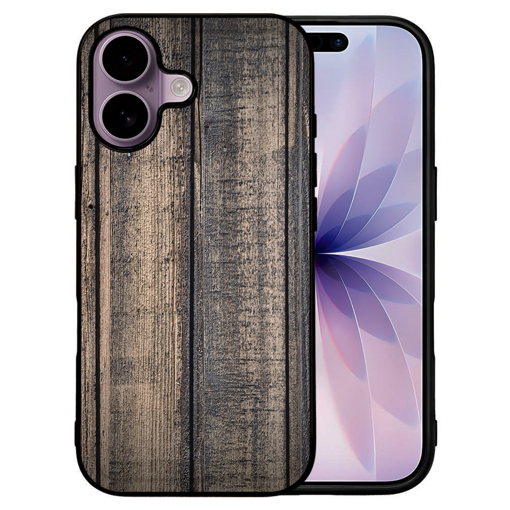 Apple iPhone 17 Backcover Hoesje iPhone 17 Steigerhout achterkant design