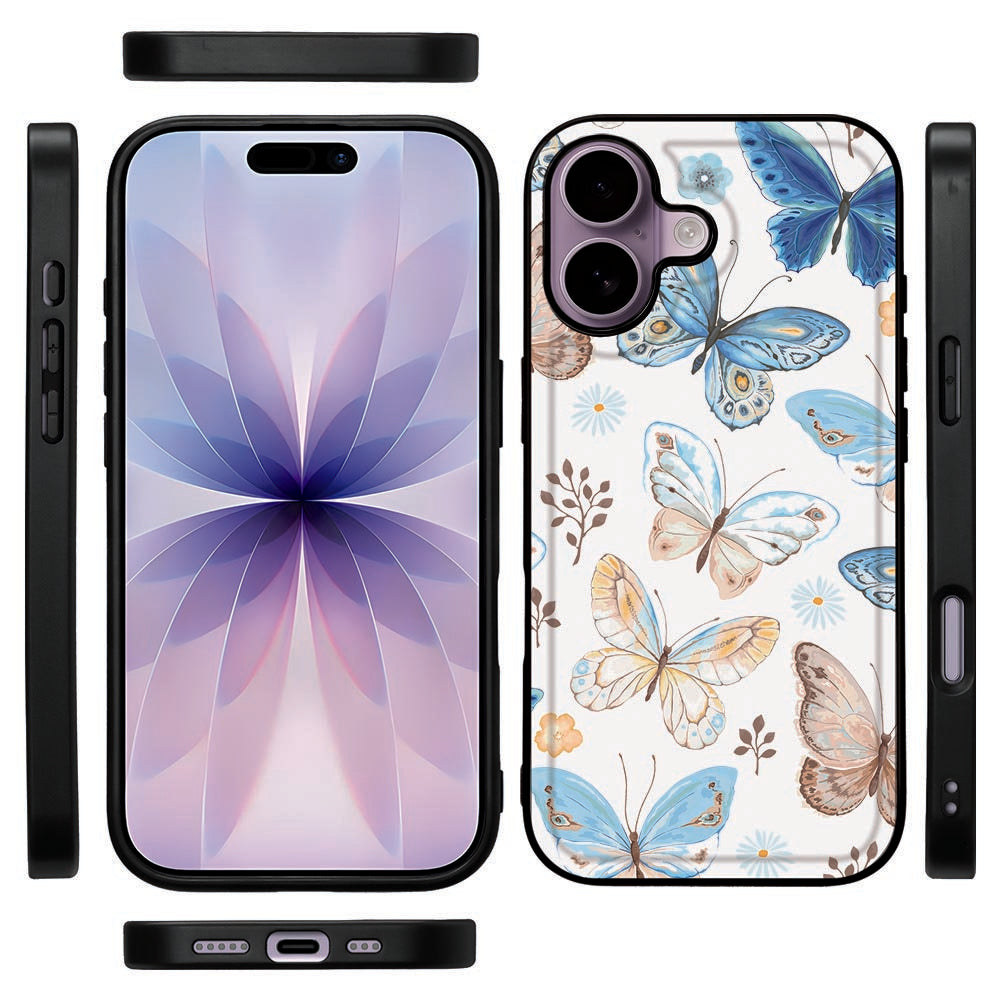Apple iPhone 17 Beschermhoes iPhone 17 Vlinder vlinder patroon aanzicht
