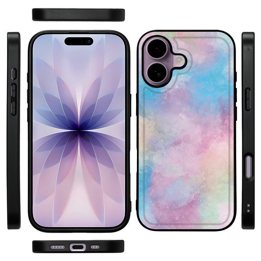 Apple iPhone 17 Backcover Hoesje iPhone 17 Watercolor Light achterzijde zijkanten
