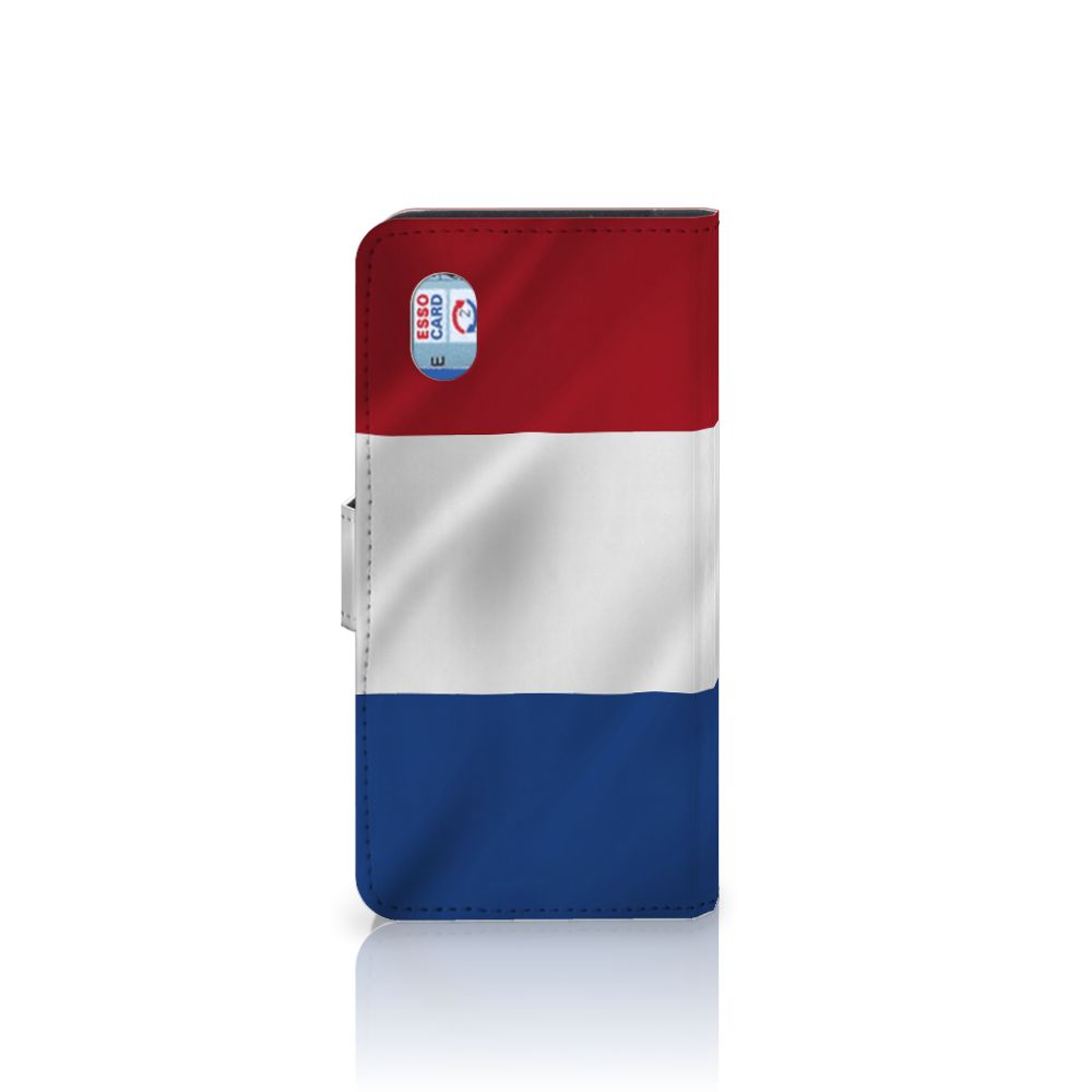 Alcatel 1B (2020) Bookstyle Case Nederlandse Vlag met artistiek design van de Nederlandse vlag.