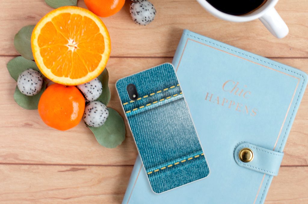 Alcatel 1B (2020) Silicone Back Cover Jeans B2C Telecom
