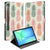 Ananas Book Case Hoesje met Standaard Samsung Galaxy Tab S10 FE | Tab S9 FE tablet hoesje ananas design voorkant
